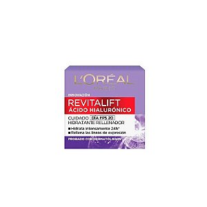 Creme de Dia L'Oréal Revitalift Ácido Hialurônico FPS 20 - 50ml