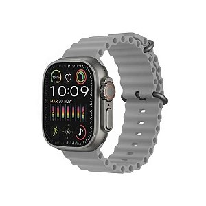 Relógio Smart Abc HW Ultra 2 Mini A3092 Kit 7 Cinto/NFC/GPT/And - Cinza