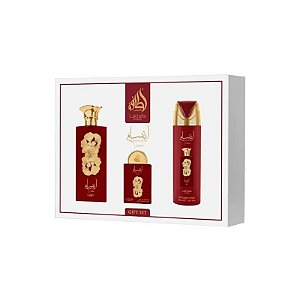 Kit Lattafa Pride Ansaam Gold Presente Eau de Parfum Unissex - 3 Unidades