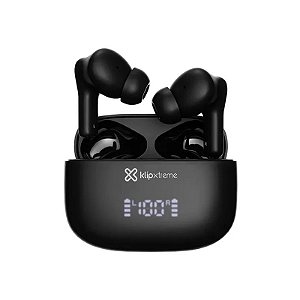 Fone de Ouvido Klip Xtreme Edgebuds Ultra KTE-850BK Bluetooth Com Cancelamento de Ruído Ativo - Preto