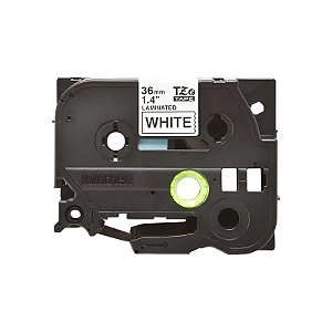 Fita para Rotulador Brother P-Touch TZE-261 36 MM - Preto/Branco 8 Metros