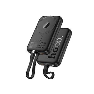 Carregador Portatil Hoco Q35 20W 10000MAH + Cable Lightning - Black