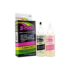 Cola Zap Z-Poxy Epóxi de 5 Minutos 236ml PT-38