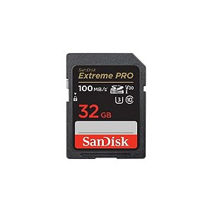 Cartão SD 32GB Sandisk Extreme Pro 100/90MB