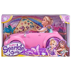 Boneca + Carrro Zuru Sparkle Girlz Conversível com Boneca - 10028