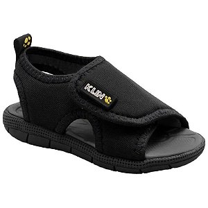 Sandália Klin Tic Tac 711 - Preto/Amarelo