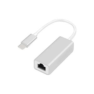 Adaptador USB-C para Ethernet Gigabit Lan 10/100/1000Mbps