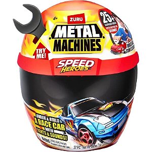 Carro Metal Machines Speed Heroes Zuru - 67125