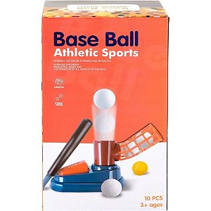 Jogo Atlético de Beisebol - ML-5358 (10 Peças) (caixa feia)