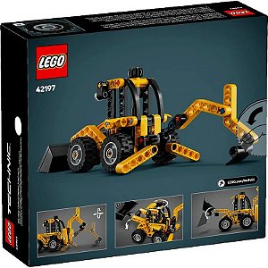 Conjunto de construção Lego Technic 42197 Retroescavadeira (104 peças)