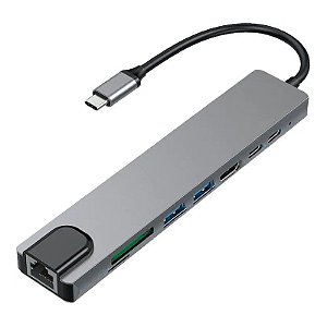 Hub USB-C 3.1 Satellite A-HUBC54 8 em 1