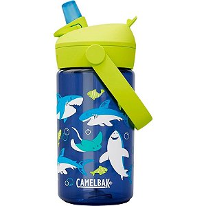 Garrafa Camelbak Thrive Flip Straw Kids 400mL - Tubarões e Raias