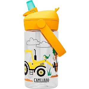 Garrafa Camelbak Thrive Flip Straw Kids 400mL - Tratores e Árvores