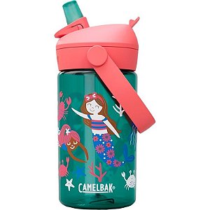 Garrafa Camelbak Thrive Flip Straw Infantil 400mL - Sereias Amigas
