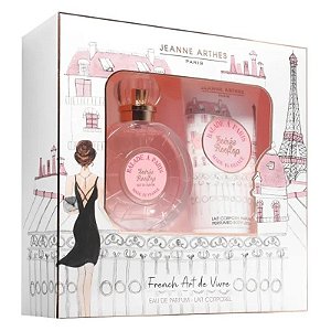 Kit Perfume Jeanne Arthes Balade a Paris Soirée Rooftop EDP 100mL + Loção Corporal 150mL