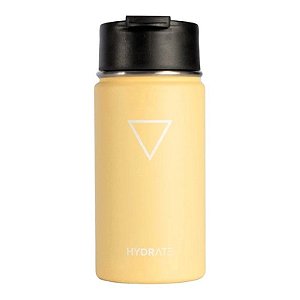 Garrafa Térmica Hydrate Café 355mL - Amarelo Pastel