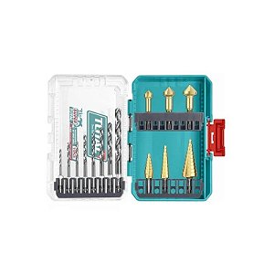 Kit de Brocas para Perfurador TACSDL11806 14 Peças