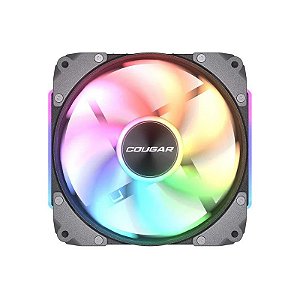 Cooler Ventilador Cougar Apolar 120 Argb 2200RPM Interconexão - Preto