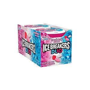 Caixa de Balas Ice Breakers Fruit + Cool Framboesa 8x36g