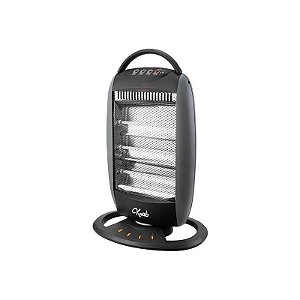 Aquecedor Krab KBE01200 1.200 Watts com Termostato Ajustável 127V ~ 60Hz - Cinza/Preto