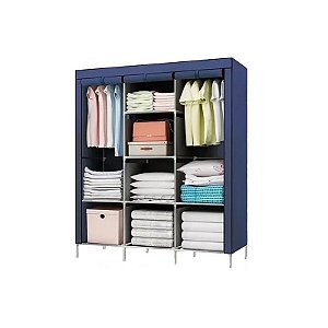Armário de Tecido TNT 165CM / 105 / 45 / Azul