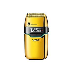 Máquina de Barbear VGR V-350 Barbeador Shaver Dig/Rec/LCD