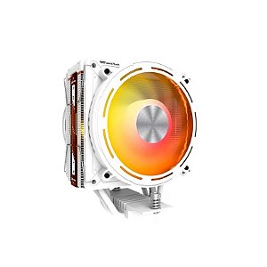 Cooler CPU Darkflash E400 Plus Branco (2 Ventiladores) ARGB
