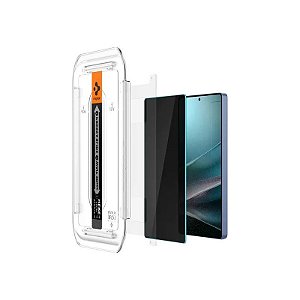 Película Spigen para Galaxy S25 Ultra AGL09221 Glastr Ez Fit Privacidade (Pacote com 2)