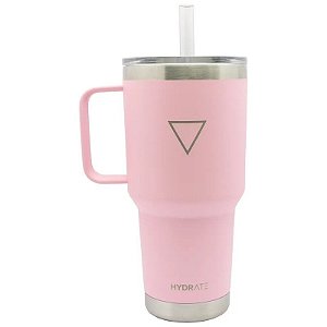 Vaso com bico térmico Hydrate Rosa Pastel 887mL