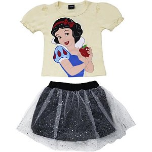 Conjunto Fakini Infantil 10.25.02136 - Branca de Neve - Feminino