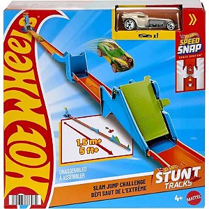 Carro Matte Hotwheels Stunt JHK76 Pista de Acrobacias
