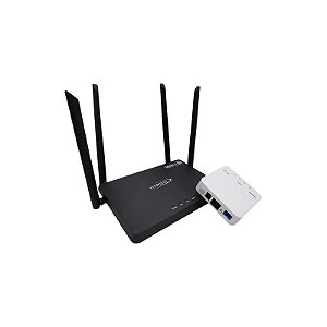 Kit GPON AN5506-01A + Iuron AC Wi-Fi 6 (53323+69561) com Controle Remoto