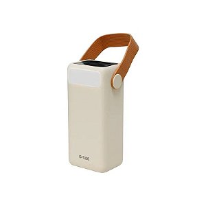 Carregador Portátil G-Tide Poweroasis 40000mAh 22.5W LED - Bege