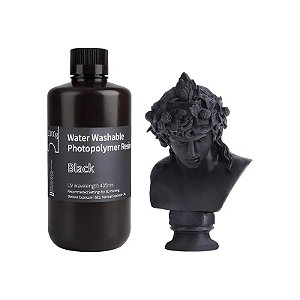 Resina para Impressora 3D Elegoo Lavável com Água 1.0 - Preto 1KG