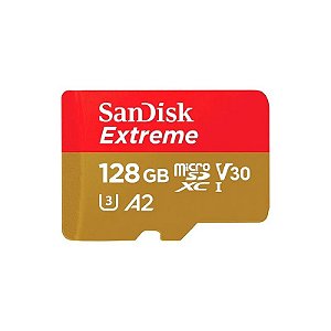 Cartão de Memória Micro SD Sandisk Extreme 128GB 160MBS - SDSQXA1-128G-GN6MA