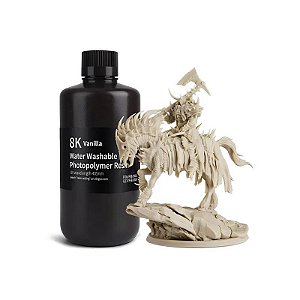 Resina para Impressora 3D Elegoo 8K Lavável com Água - Baunilha Espacial 1KG