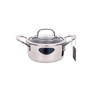 Panela de Aço Inoxidável Ucc Life de 16 cm