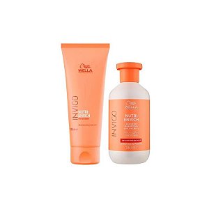 Kit Wella Professional Invigo Nutri Enrich - Shampoo + Condicionador - 300ML/200ML