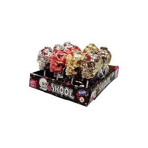 Pirulito Chaveiro Wom Skool Caixa 12X10,5G