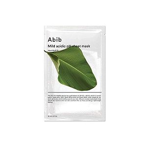 Máscara Facial Abib PH Ácido Suave Heartleaf Fit - 10 Unidades