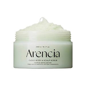 Esfoliante Corporal e Capilar de Sal Marinho Arencia Fresh Cloud Body & Scalp Scrub French - Hortelã e Lírio 260G