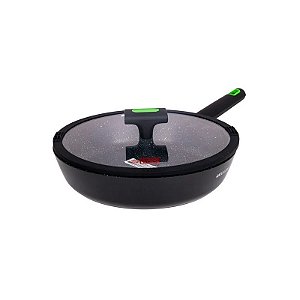Frigideira Antiaderente Indução Ucc Life, 26 cm, Preta