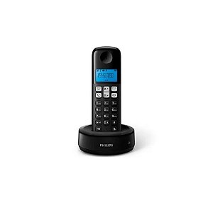 Telefone Sem Fio Philips D1311B/77 com Identificação de Chamadas