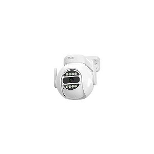 Câmera de Segurança 4LIFE FLD8G 360° Smart Externa / Wi-Fi / 2.5K / 4MP - Branca