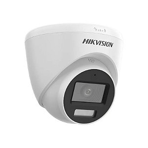 Câmera de Vigilância Hikvision Dome Turret DS-2CE78D0T-LFS - Branca/Preta