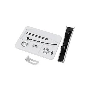 Suporte PS5 Slim com Cooler/Carregador para 2 Controles/Porta Headset Iplay