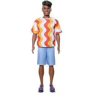 Boneco Ken Barbie Fashionista Mattel - DWK44/HRH23