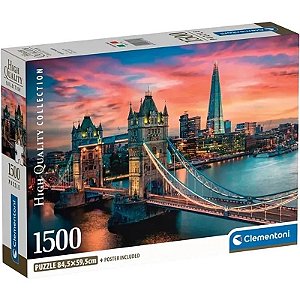Quebra-Cabeça London Twilight High Quality Collection Clementoni - 31715 (1500 peças)