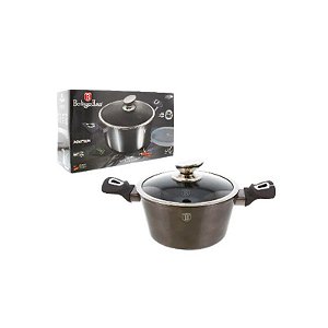 Panela com Tampa Mármore Cinza 6.1L