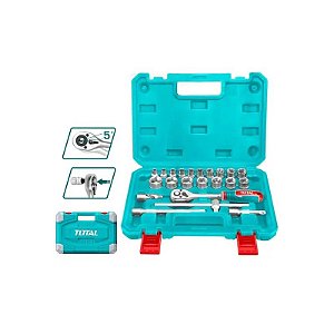 Kit de Ferramentas Total THT381221 3/8" 22 Peças